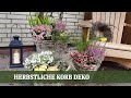 Farbenfroh durch den Herbst: Korbbepflanzung mit Heide