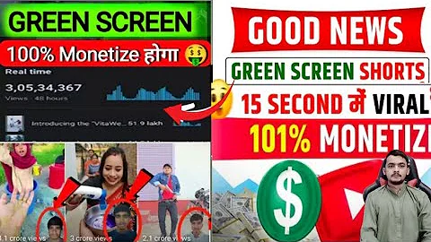 Green Screen Video Kaise Banaye | Green Screen Video | How to Solve 0 Views Problem  | Monetize 2025