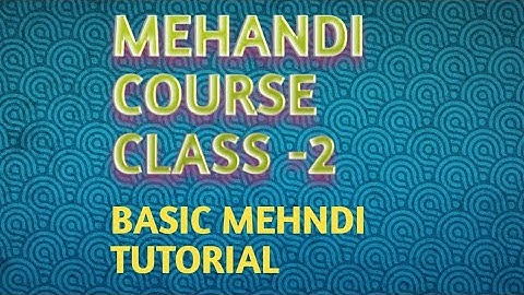 Mehndi Class-2 /how to learn Mehndi for beginners/circle practice/how to learn henna/mehndi class💝💝