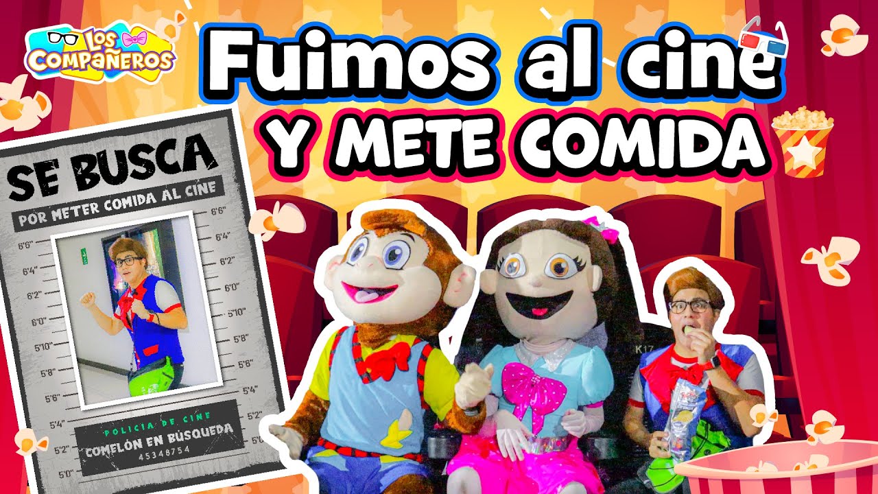 El compañero mete comida al cine | Nos corren del cine | Andy se porta mal en el cine