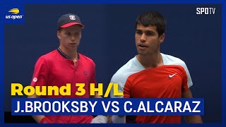 [US Open] J.Brooksby vs C.Alcaraz H/L screenshot 4