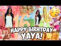 We surprised our daughter yaya with 16 gifts for her 16th birt.ay