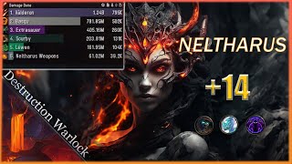 Destruction Warlock | Neltharus +14 | Tyrannical | Season 4