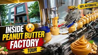 Inside a 100% AUTOMATIC Peanut Butter Factory! 😲 | Shreeji Nut Butter Tour