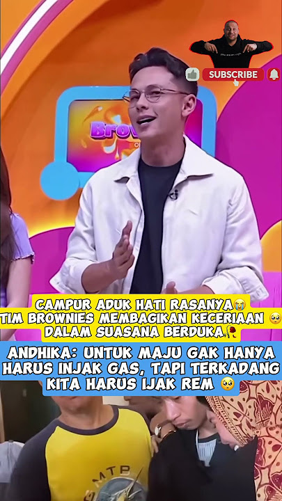 Sad⁉️ Andhika Pratama and the Brownis Team Condolences for the Ojol Victims of Rantis #trending #...
