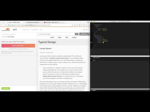 Cloudflare Apps - Building an App in Three Minutes