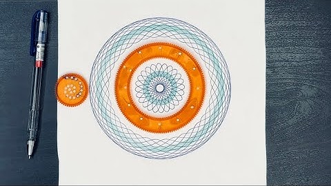 Art meets math 💫 Spirograph magic!