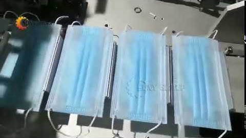 Flat Mask Making Machine Fully Automatic Face Mask Production Line