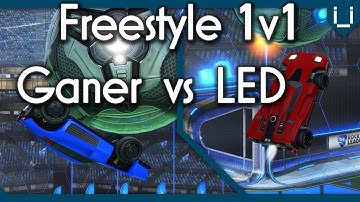 World Record Flip Resetter vs World Record Air Dribbler | Ganer & LED Freestyle 1v1