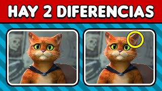 🙀❌ Encuentra las diferencias de EL GATO CON BOTAS 2 - Quiz Like