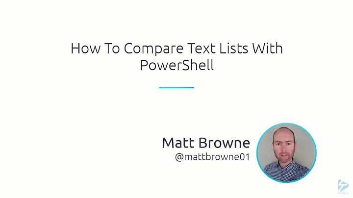 How To Compare Text Lists With PowerShell