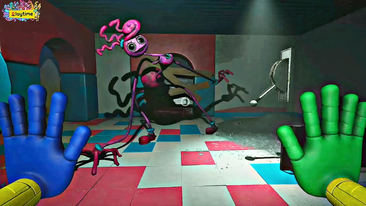 mommy in the transparent grinder - poppy playtime chapter 2 - YouTube