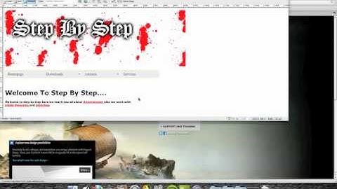 How To- Hyperlinkg Text And images in dreamweaver