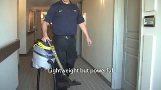 VC-210 E and  VC-215 EX high-performance vacuum. Sani Marc by Comac