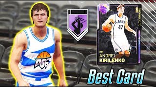 this BASE 11 card has HOF LIMITLESS RANGE & Hedo's LEANER and is the BEST CARD in nba 2k19 myteam...