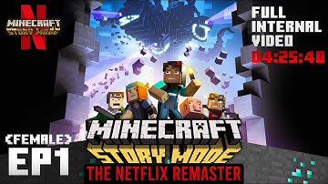 Minecraft: Story Mode | EP1: The Order of the Stone (Netflix) | Full Internal Video - Female