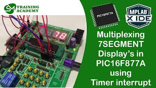 Multiplexing 7segment Display's using Timer Interrupt in PIC16F877A | MPLAB X IDE | XC8 Compiler screenshot 5