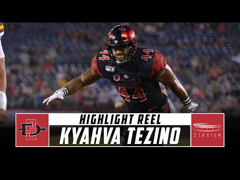 San Diego State LB Kyahva Tezino Highlight Reel - 2019 Season | Stadium