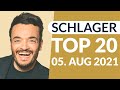 SCHLAGER CHARTS TOP 20 - Die aktuelle Wertung vom 05. August 2021