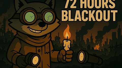 What to Do in the First 72 Hours of a Total Blackout? ⚡💀 #survival #preparedness