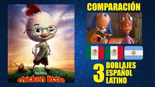 Chicken Little [2005] Comparación de 3 Doblajes Latinos | Original Redoblajes | Español Latino