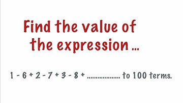 Find the value of the given expression....|  arithmetic progression | problems on AP