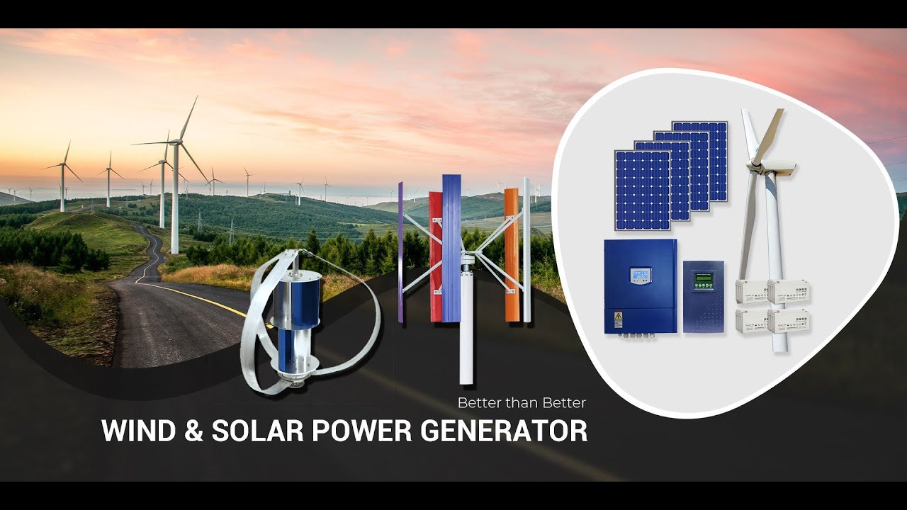 Wind Turbine Generator 20KW Vertical Axis 220V/380V 3 Phases 50HZ 3 – 54  Energy - Renewable Energy Store