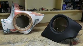 Midbass enclosure install in kicks in Audi TT mk1  part 3