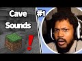 YouTubers Reacting To Minecraft Cave Sounds (Part 1)