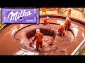 كيف ت صن ع شوكولاتة ميلكا في المصنع طريقة إنتاج شوكولاتة ميلكا MILKA 