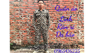 Quần áo lính ràn ri da báo cực đẹp 0965416225