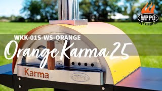 Karma 25 Orange with stand and shelf WKK-01S-WS-Orange