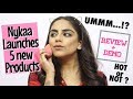 NYKAA blendmaster Sponges, Oval Brushes and Eye Liner REVIEW + DEMO | Newly launched nykaa products