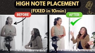 Singing BREAKTHROUGH On Camera: High Note Placement Mastery with Angie  SECRET to Perfect Notes