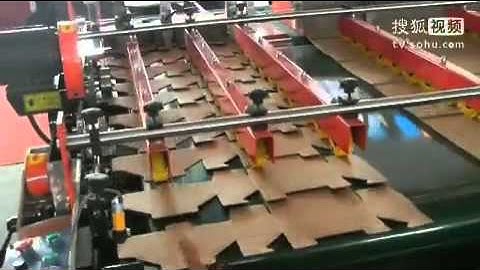 Carton box folder gluer machine / Two Sides combine presssure glue folder gluer