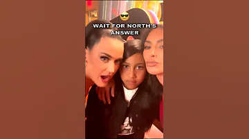 North's coolest answer to Katy Perry's question 😎 Kim Kardashian