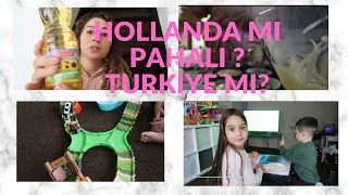 TURKIYE MI PAHALI HOLLANDA MI? PAZAR GIBI PAZAR! || Family Baki #günlükvlog #turkiye #hollanda