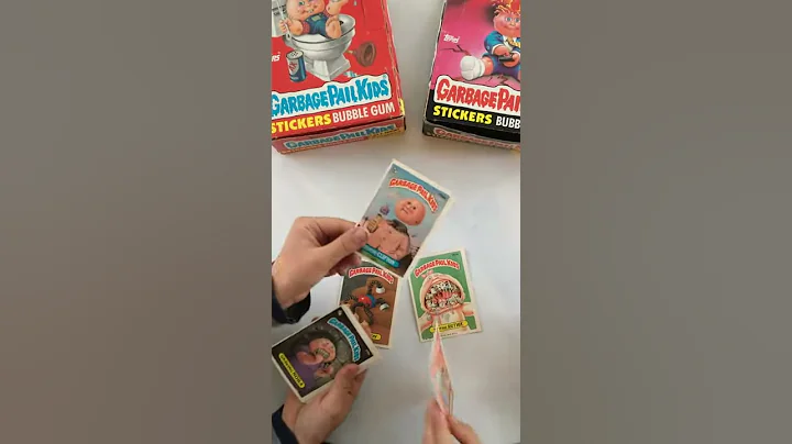 Garbage pail kids 5th and 6th original series wax packs from 1986.