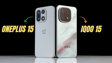 Vergelijking van de camera en gaming van de iQOO 15 vs OnePlus 15 | Flagship Killer Showdown! | P...