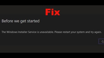 Fix Visual Studio 2022 Community Not Installing Error The Windows Installer Service Is Unavailable