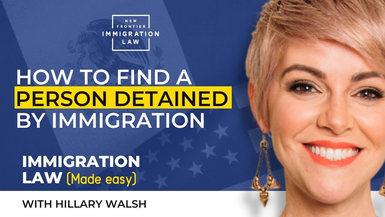 How To Find A Person Detained By Immigration YouTube How To Find A Person Detained By Immigration YouTube