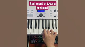 Real sound of Arturia keyboard keylab essential  88 #shorts