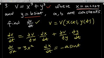 Total derivative and Chain rule of Partial derivatives with examples