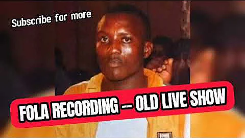 Osupa Old Live Show. Part 4 (Fola Recording)