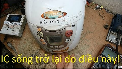 Cứu thành công chiếc nồi Tiger cắm nhầm 220V bị thợ trả về với 1 sự cố hy hữu!