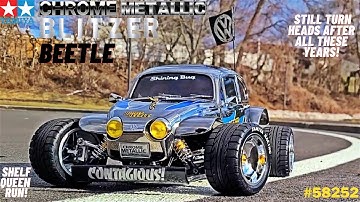 Tamiya CHROME METALLIC EDITION Blitzer Beetle First and Last Run! Shelf Queen! 4K