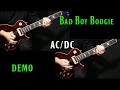 how to play &quot;Bad Boy Boogie&quot; on guitar by AC/DC | guitar lesson tutorial | DEMO