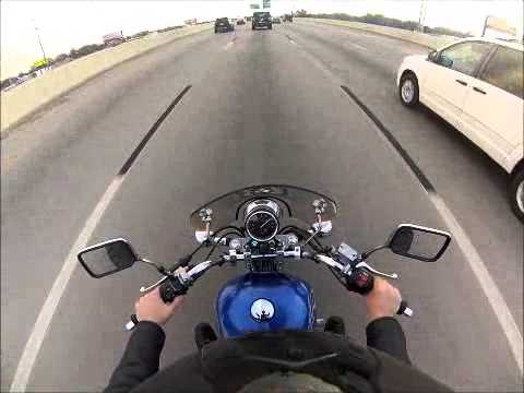 Honda rebel 250 on the freeway #3