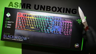 RAZER BLACKWIDOW V3 ASMR UNBOXING 4K