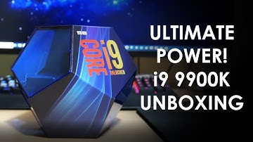 Intel Core i9 9900K 9th Gen CPU Unboxing